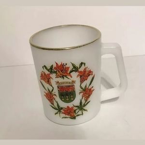 Saskatchewan Vintage Federal Milk Glass Mug